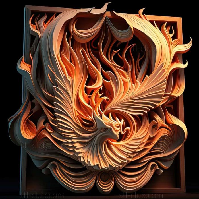 3D model flaming (STL)